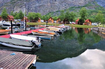 북유럽 여행 노르웨이 레르달 호수 풍경 사진,Northern Europe Travel Norwegian Lerdale Lake
