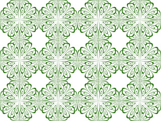 Seamless pattern design with floral background elements, beautiful ornaments