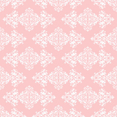 Fleur de Lis Arabic Geometrical Pattern Seamless Repeat Background