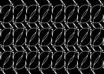 Seamless pattern design with floral background elements, beautiful ornaments