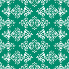 Fleur de Lis Arabic Geometrical Pattern Seamless Repeat Background