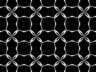 Fototapeta premium Seamless pattern design with floral background elements, beautiful ornaments