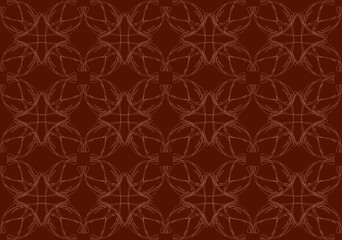 Seamless pattern design with floral background elements, beautiful ornaments