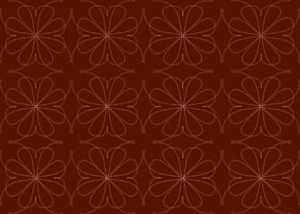 Seamless pattern design with floral background elements, beautiful ornaments