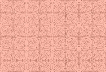 Seamless pattern design with floral background elements, beautiful ornaments