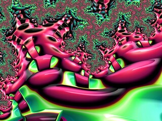 Fractal a never-ending pattern. Abstract Video Computer generated Fractal design. Fractals are infinitely complex patterns that are self-similar across different scales. Great for cell phone wall
