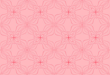 Seamless pattern design with floral background elements, beautiful ornaments