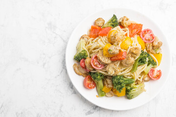 ホタテのスパゲティ