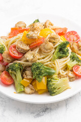 ホタテのスパゲティ