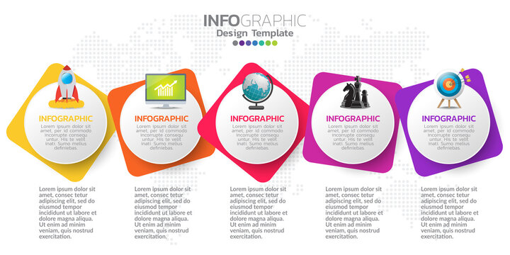 Timeline infographic design vector and icons can be used for workflow layout, diagram, report, web design. Business concept with options, steps or processes.