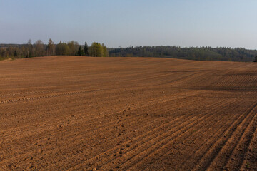  Cultivated land in early spring