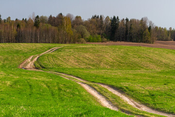  Cultivated land in early spring