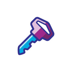 key icon color style design