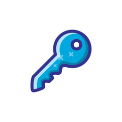 key icon color style design