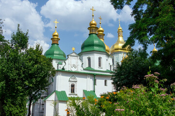 Exteriors of Saint Sophia's Cathedral, Kyiv, Ukraine
