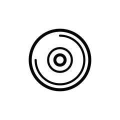 disk icon logo illustration design