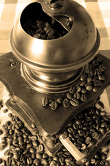 vintage coffee grinder