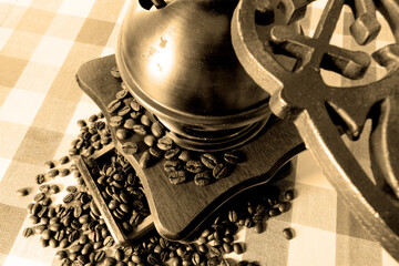 vintage coffee grinder