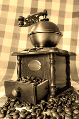 vintage coffee grinder