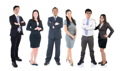 Fototapeta premium Group of Asian business people