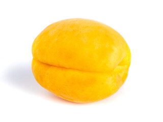 Apricot isolated on white background, healthy food