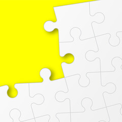 Obraz premium Set puzzle pieces. Texture mosaic background. Vector.