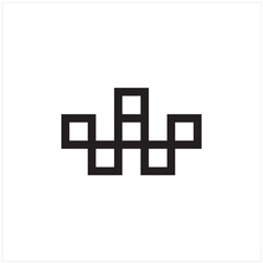 Letter W logo icon design template elements - Illustration