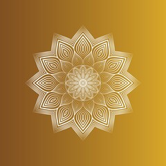 luxury ornamental mandala background design	