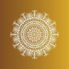 luxury ornamental mandala background design	