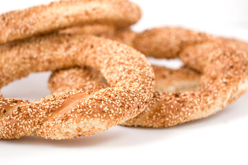 bagels with sesame seeds