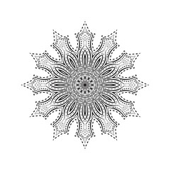 luxury ornamental mandala background design	