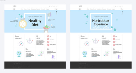 Responsive Website Template for Plastic Surgery and Diet Facility
