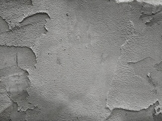 Gray rough fresh concrete surface. Grunge texture background