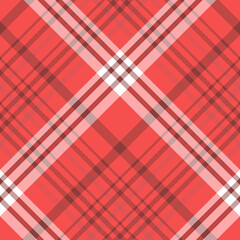 Seamless pattern in red colors for plaid, fabric, textile, clothes, tablecloth and other things. Vector image. 2