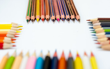 Different arranged colored like square