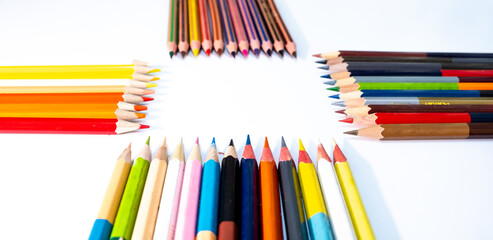 Different arranged colored like square