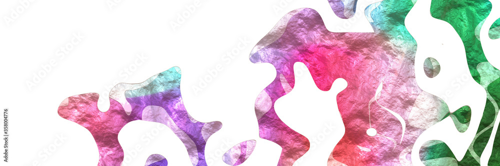 Poster creative modern shaped figure background element with surface texture and pale violet red, pastel vi