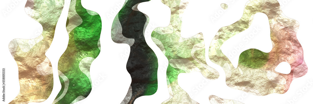 Poster abstract modern shiny background element with surface texture and tan, dark olive green and old lace