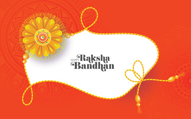 Raksha Bandhan Festival Greeting Background Template Design