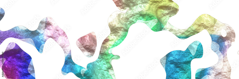 Poster creative modern shaped figure background element with surface texture and silver, light gray and ste