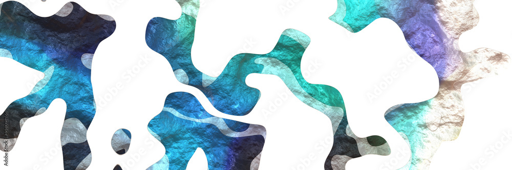 Poster abstract modern shiny background with surface texture and teal blue, light gray and sky blue colors 