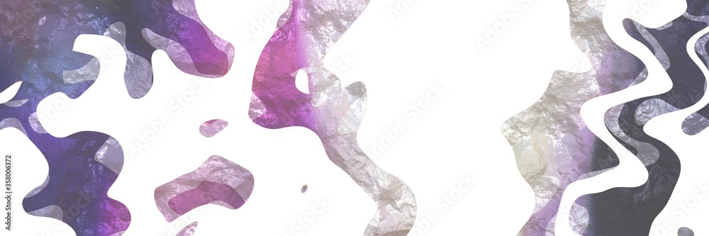 Poster creative modern shaped figure background element with surface texture and old lavender, light gray a
