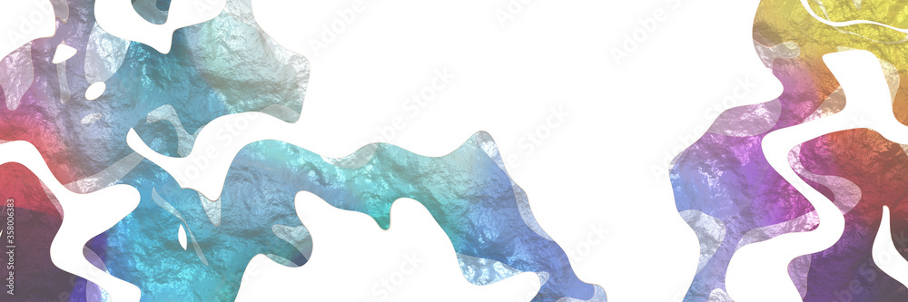 Aufkleber abstract modern shaped figure background element with surface texture and dark gray, pastel gray and