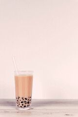 Tapioca drink. Brown.　タピオカドリンク  ブラウン