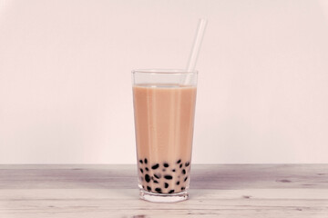 Tapioca drink. Brown.　タピオカドリンク  ブラウン