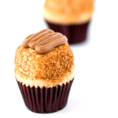 muffin on white background