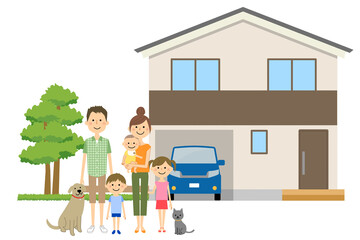 仲良しファミリーとマイホーム