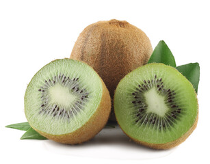 Fototapeta premium Kiwi fruit isolated on white background
