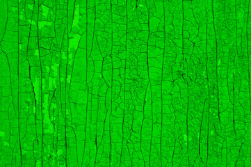 Obraz premium old wooden surface with cracked paint. Background