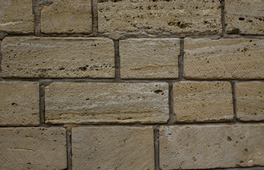 Yellow stone wall texture